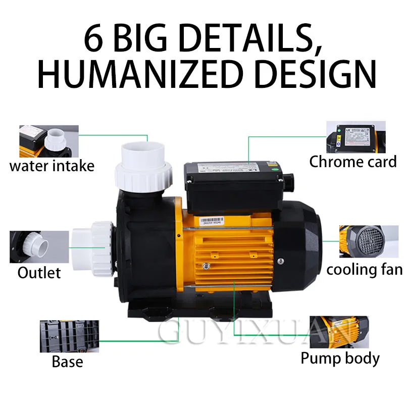 Водяной насос типа TDA для морской воды рыбы пластиковый устойчивый к коррозии