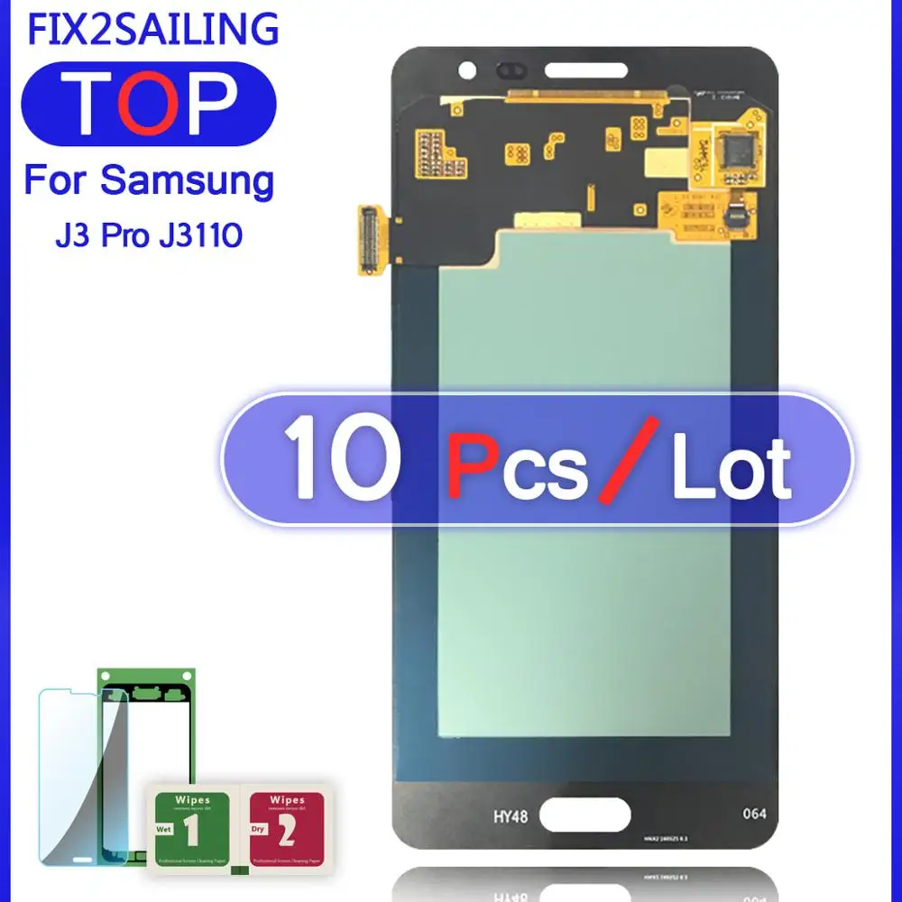 ЖК дисплей Super AMOLED 10 шт. 100% протестированный рабочий сенсорный экран в сборе для