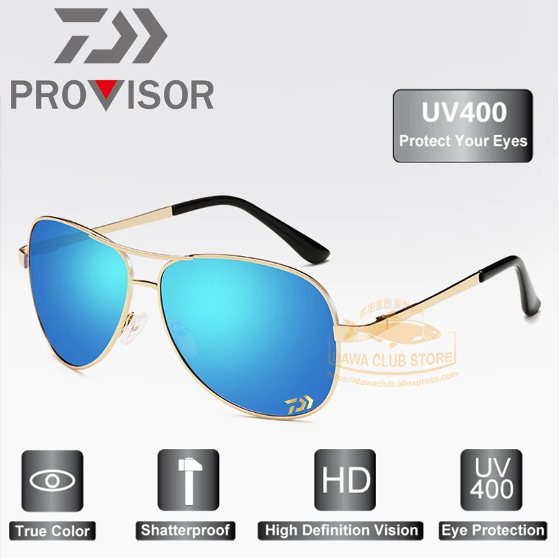 2020 поляризованные солнцезащитные очки DAWA для рыбалки мужские в стиле ретро