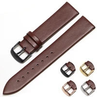 genuine leather watchband 18mm 20mm 14mm 16mm 22mm wrist watch strap men high quality brown black watchbands bracelet belt band