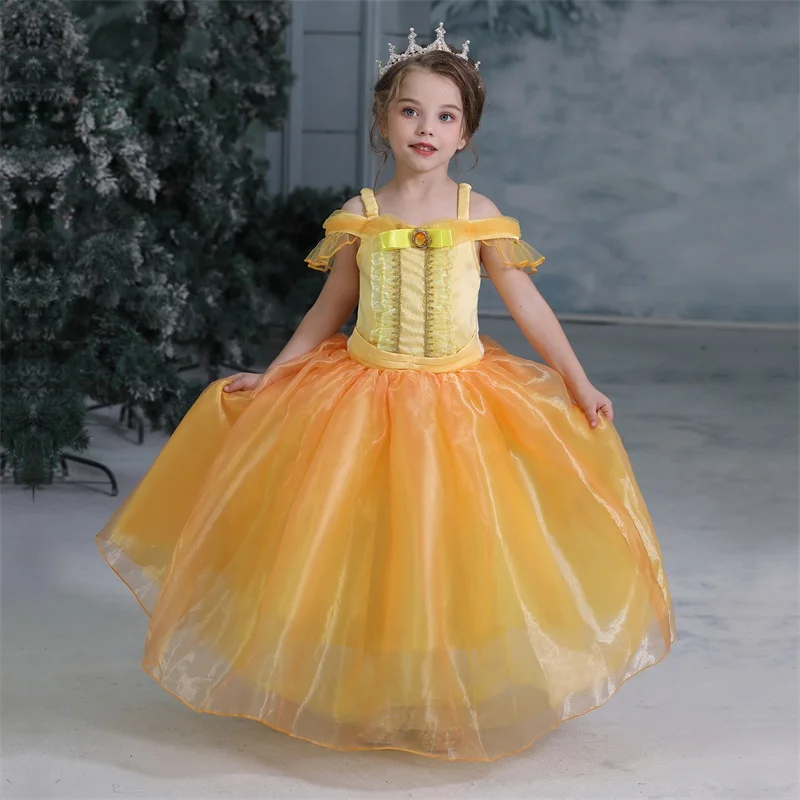 Only dress 16 Нарядное платье «Эльза»; Карнавальный Костюм Золушки и Эльзы; платья для девочек; Fantasia Menina; вечерние платья принцессы на Рождество и Хэллоуин; vestido - Цвет: Only dress 16