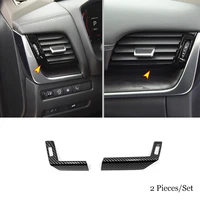 for nissan rogue x trail 2021 2022 abs carbon fiber car front small air outlet decoration cover trim car styling accessories