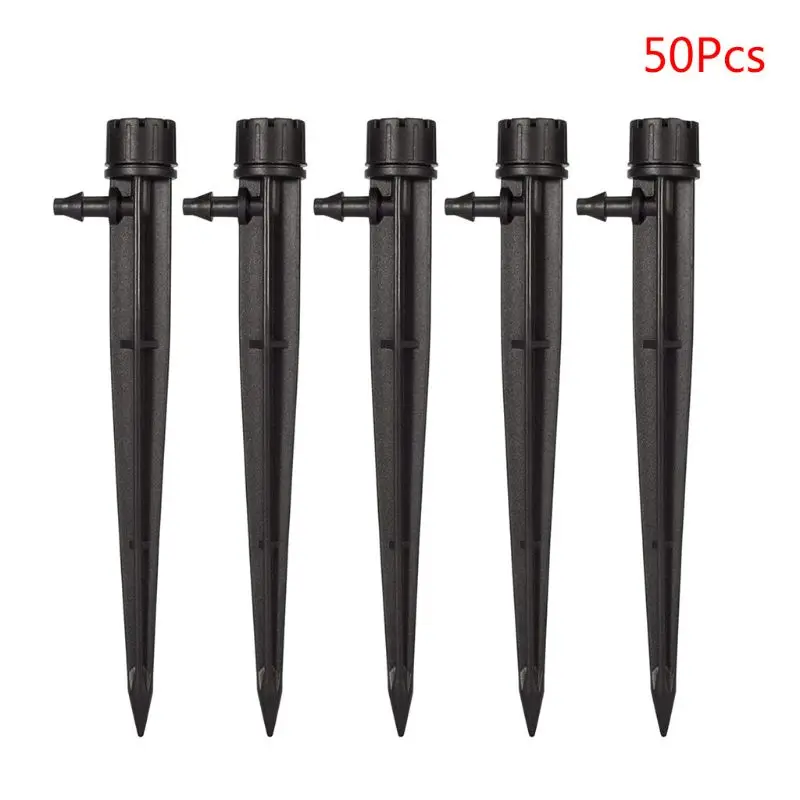 

50 Drip Emitters Perfect for 4mm / 7mm Tube, Adjustable 360 Degree Water Flow