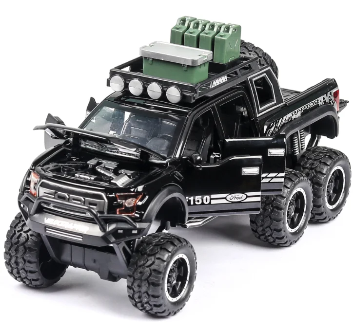 1:32 литья под давлением Ford F150 Raptor пикап брелок для автомобильных ключей модель