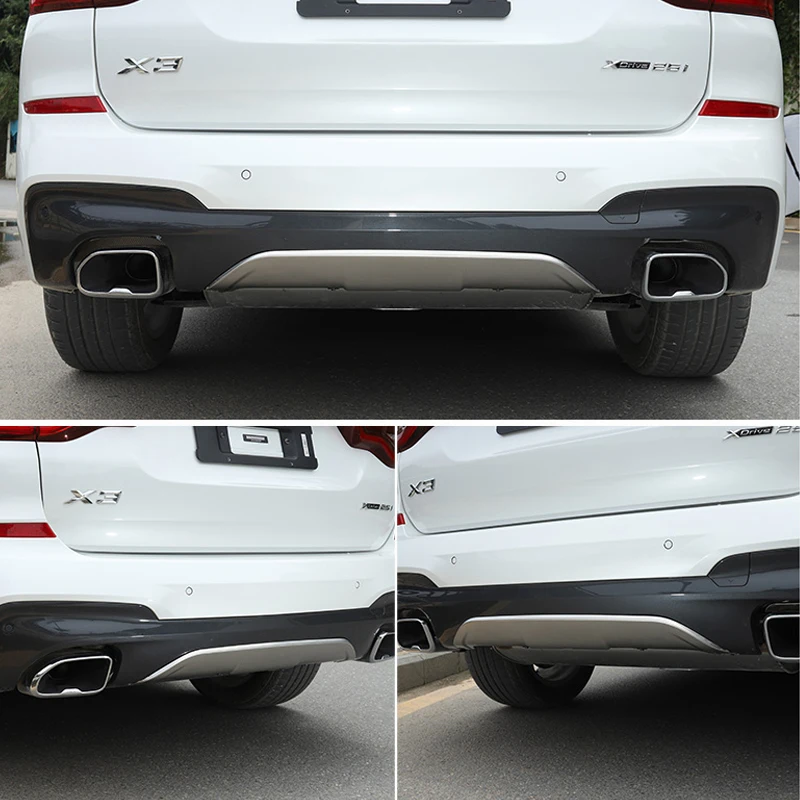 Задний Противоскользящий бампер из нержавеющей стали защита противоскользящая