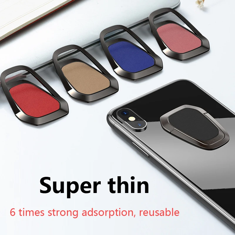 Ultra-thin metal Stent Accessories Mobile Phone Holder Stand Finger Ring Magnetic For iphne XS 7 8 cute Cell Smart holder | Мобильные