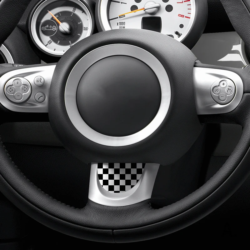 1 шт. Юнион Джек Автомобильный руль клейкая-Виниловая Наклейка для MINI Coopers JCW R55 R56