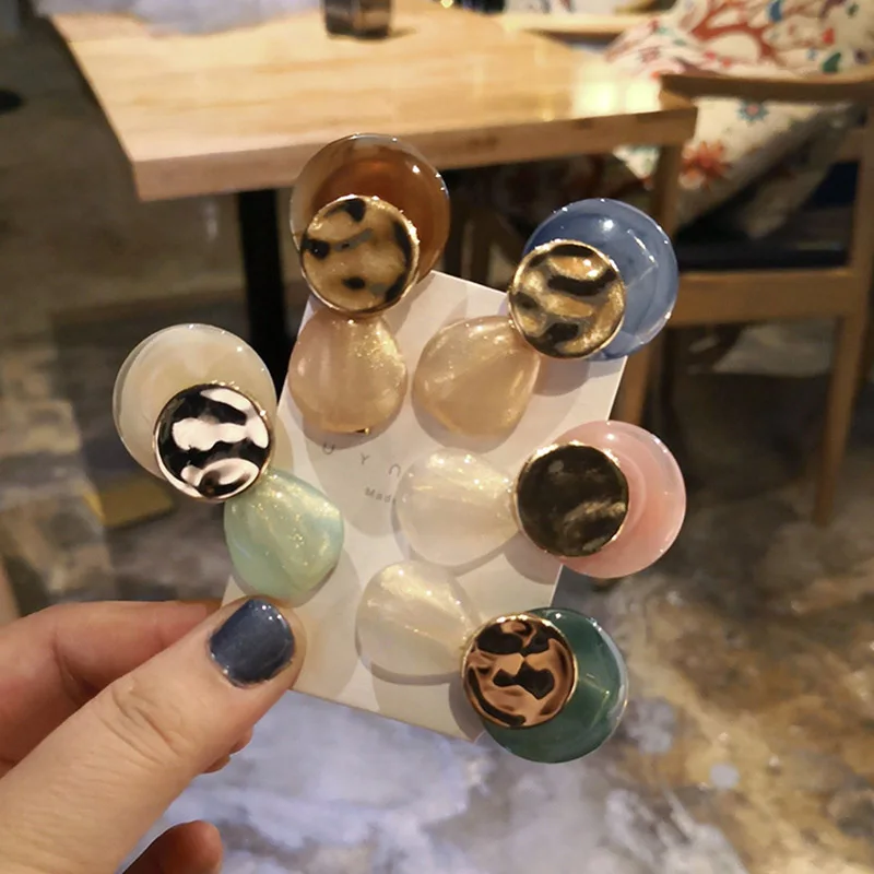 Модная женская заколка для волос в Корейском стиле ярких цветов| |