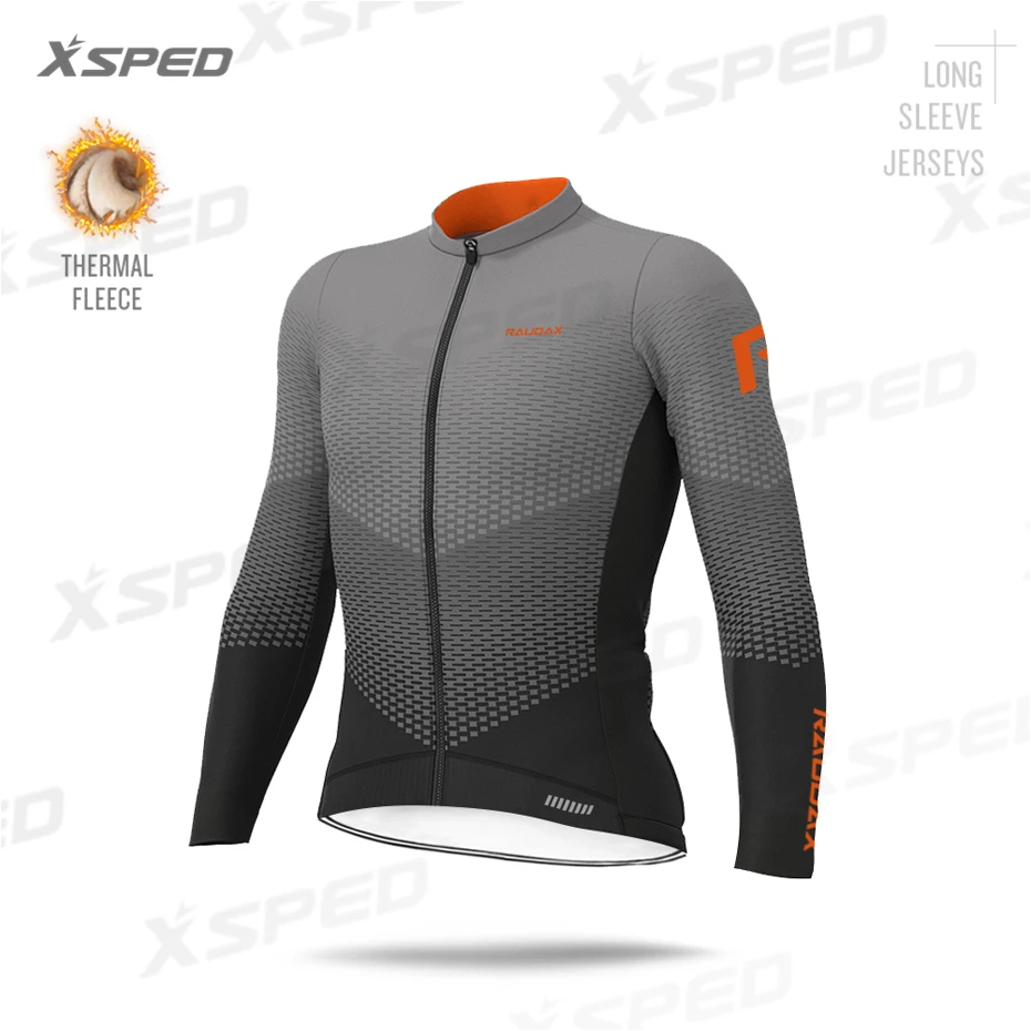 Cycling Jerseys Джерси с длинным рукавом, одежда для велоспорта Aleing, зимняя мужская велосипедная форма, термо флис, профессиональная команда, мужской теплый костюм для велоспорта, комбинезон, комплект - Цвет: Cycling Jerseys