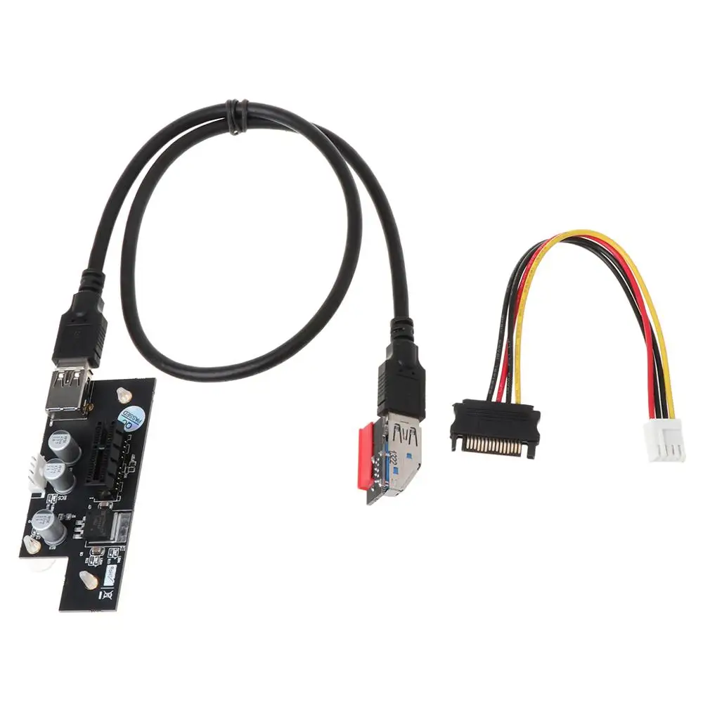 Высококачественный PCI Express кабель E 1X к 1X/4x/8x/16x Райзер карта Удлинительный