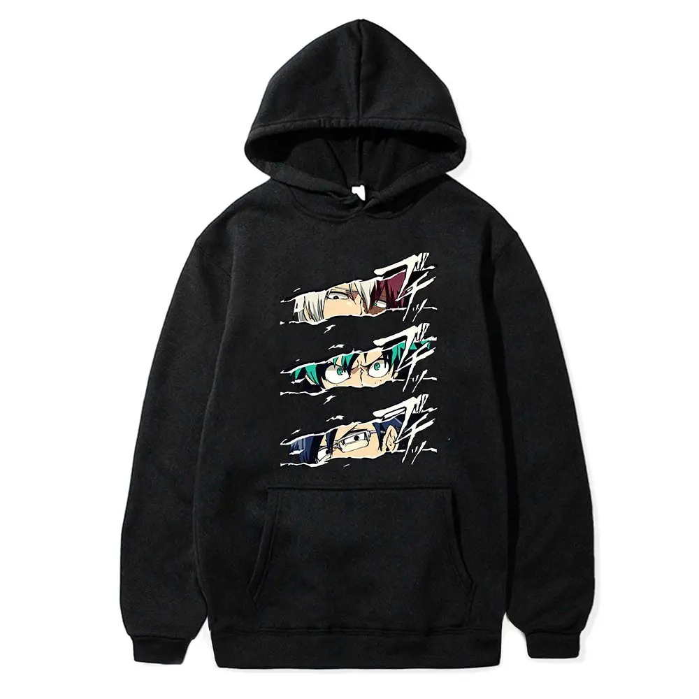 

Anime My Hero Academia Hoddie Izuku Bakugou Men Women Clothes Pullover Casual Hoodie Streetswear Tops Hip Hop Hoode