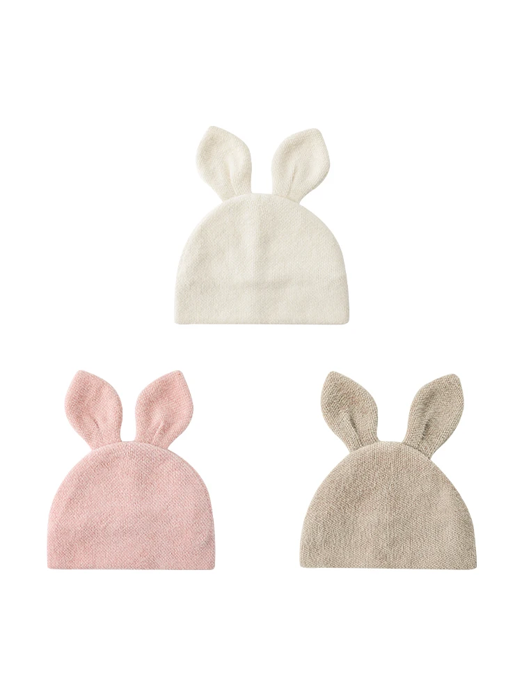 Зимняя вязаная шапка для девочек трехмерная игривая детская ветрозащитная