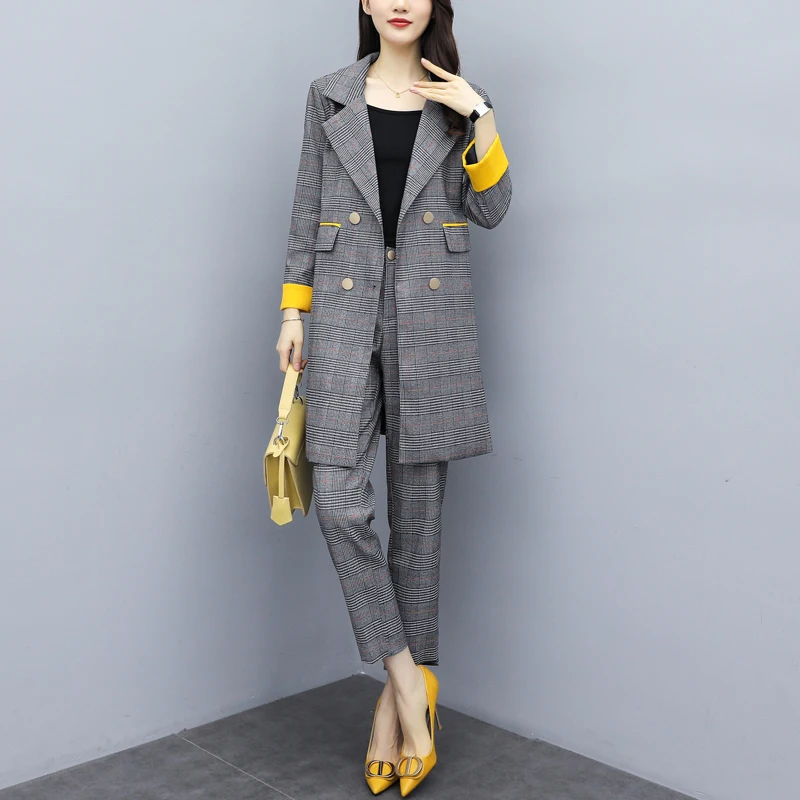 Новый осенний женский костюм для отдыха в 2019 году новый модный тренд западном