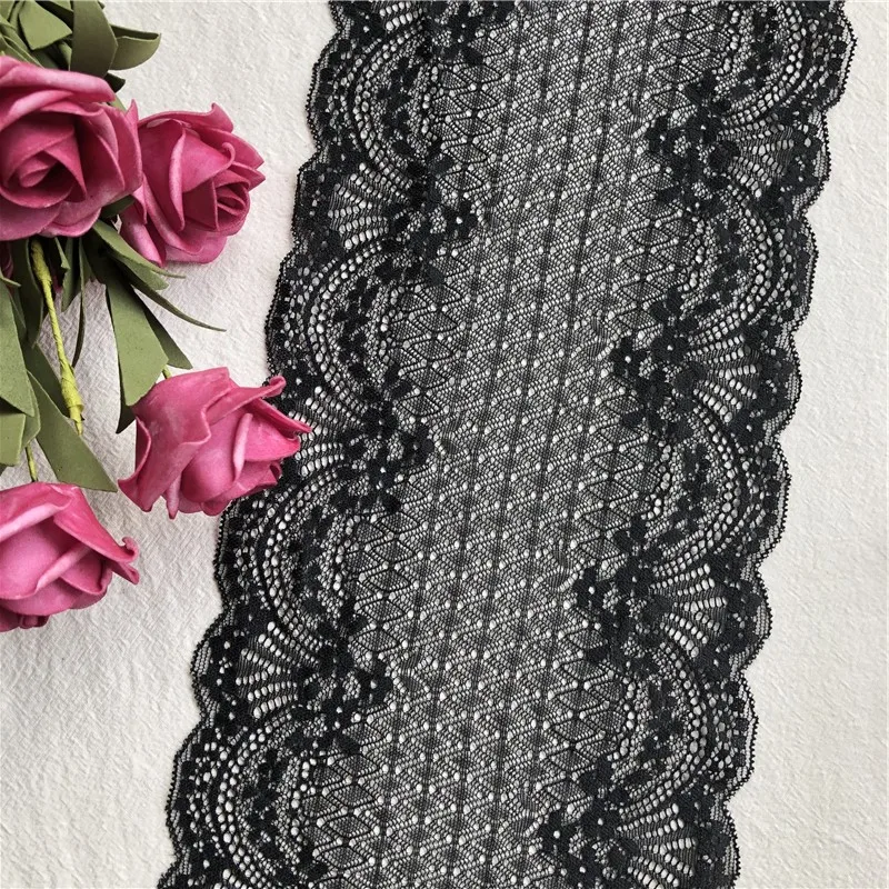 Dentelle E1242 rubans bricolage черный êtements couture и гипюровая ткань dentelle coloré dentelle ruban17cm