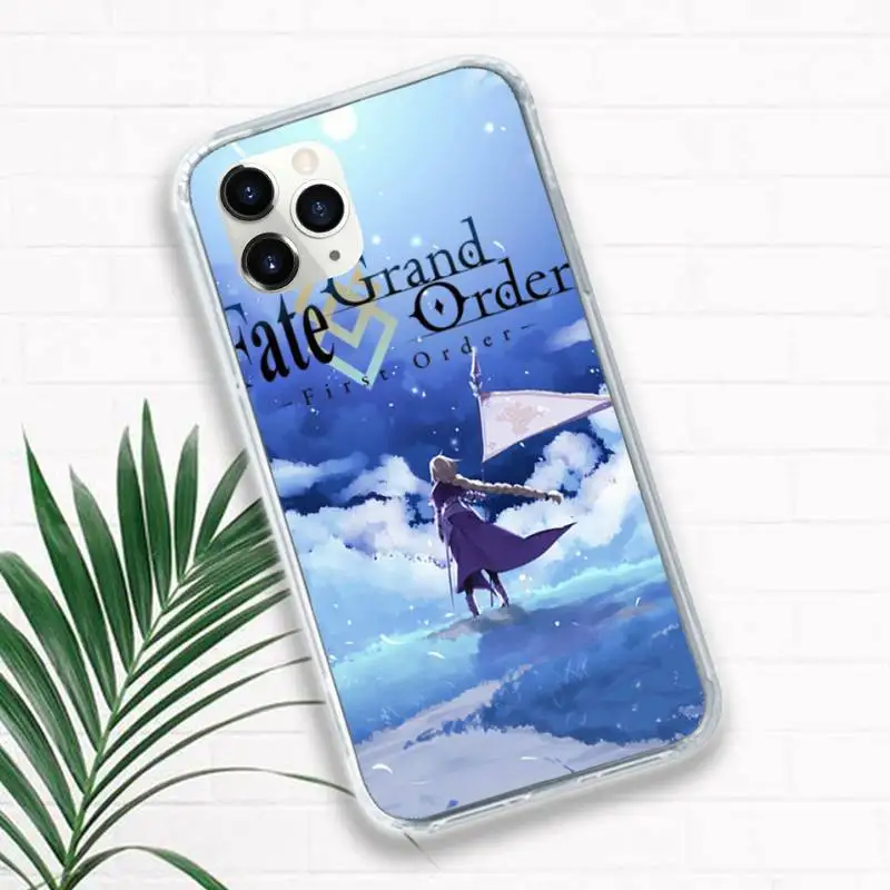 

Fate Grand Order Anime Phone Cases for iPhone 11 12 pro XS MAX 8 7 6 6S Plus X 5S SE 2020 XR Luxury brand shell funda coque