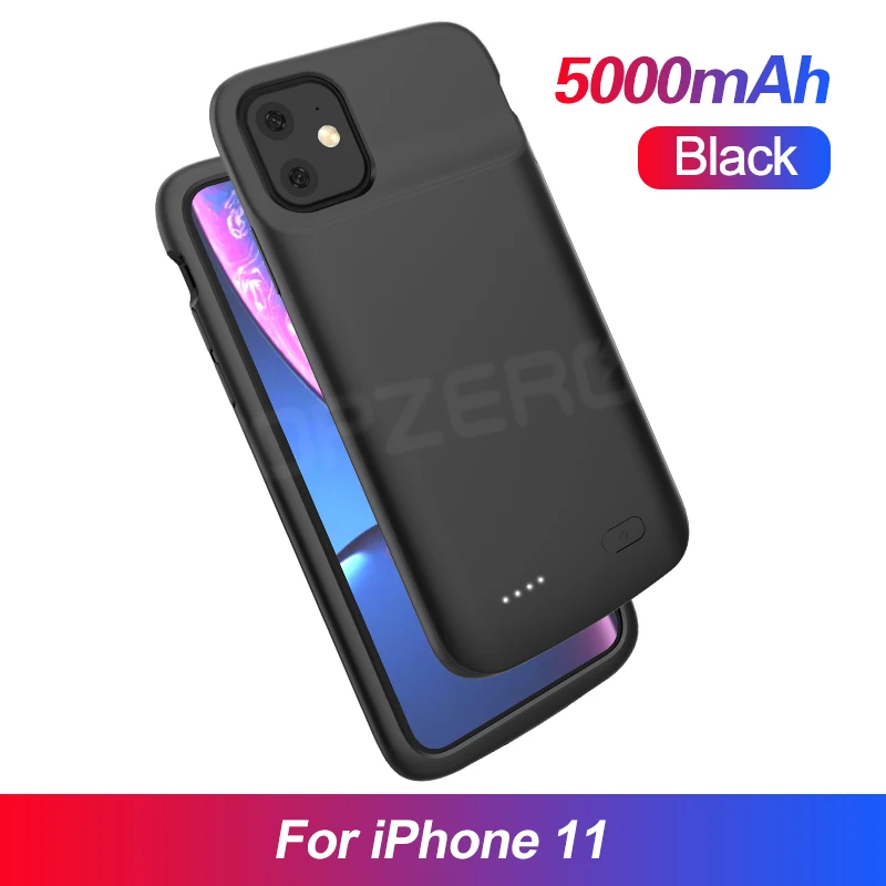 Зарядное устройство чехол для iPhone 5 5S SE 6 6S 7 8 Plus X XS XR XS MAX 11 Pro MAX Универсальное портативное зарядное устройство чехол - Цвет: 1 For 11