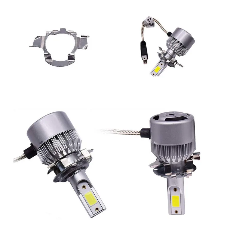 2 шт./Лот H7 Светодиодная лампа для автомобильной фары базовый держатель адаптер