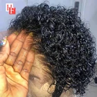 Короткие вьющиеся перуанские волнистые волосы для женщин, 13x1