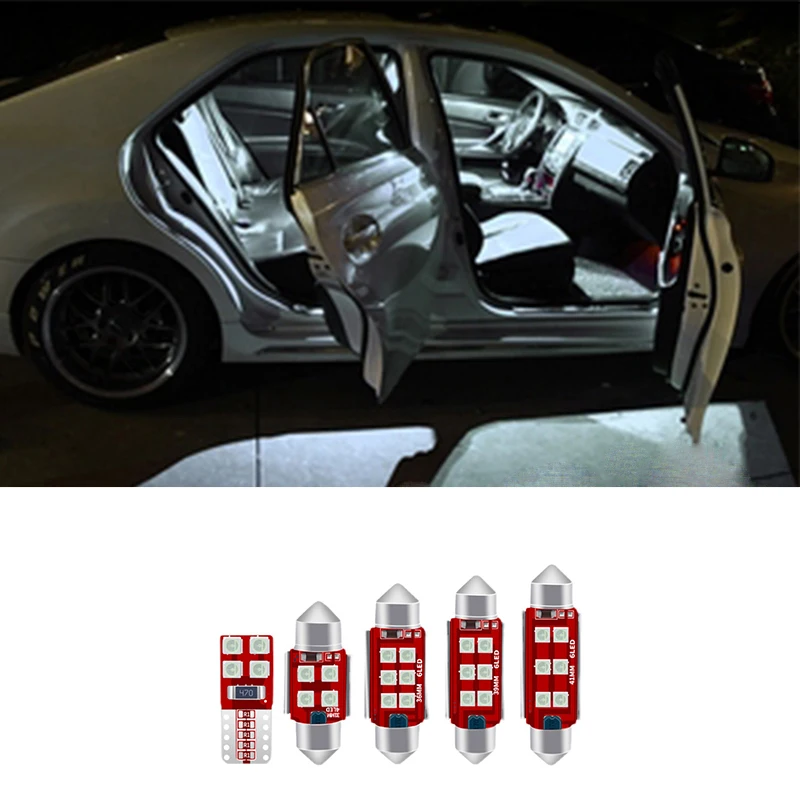 Светодиодная интерьерная с Canbus Светильник лампы Комплект для Mercedes Benz CLS CLC CLK CLA