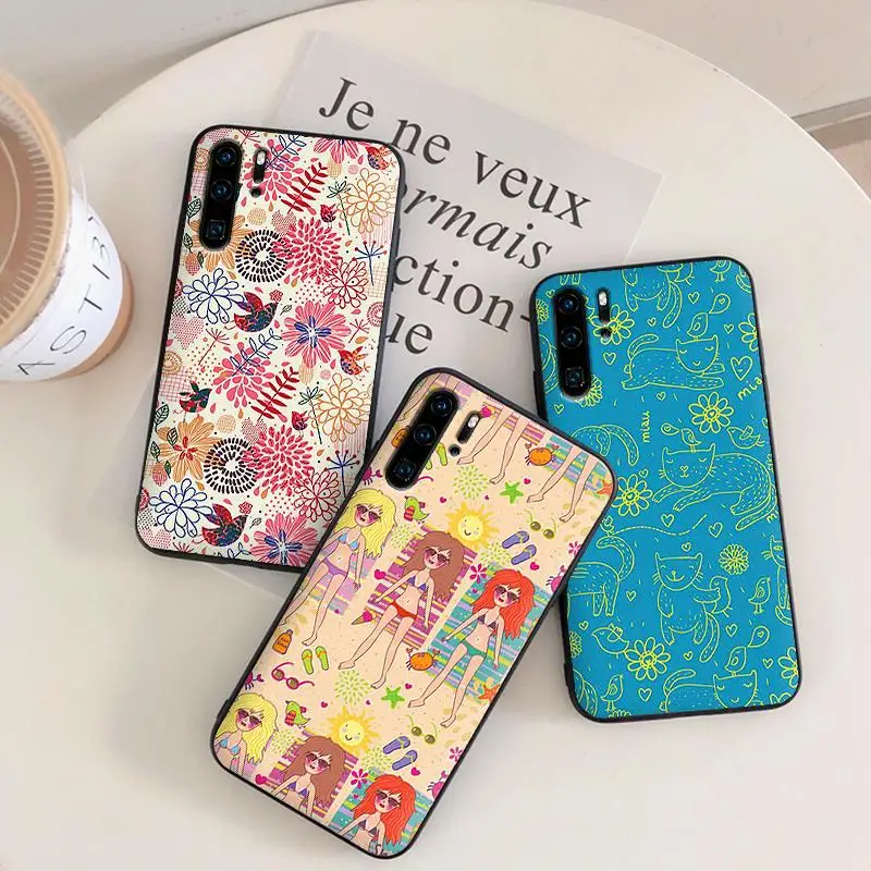 Бикини чехол для девушек HuaweiY9 Prime 2019 Коврики 10 20 Pro Nova2 3 4 Lite Nova 2i 3i 5i Y6 Y7 2018 Coque |