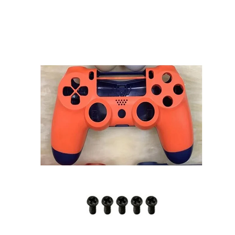 Orange and Blue PS4 PRO Корпус оболочка Лицевая панель чехол Замена для Playstation 4 Dualshock 4 Pro 4,0 V2 Gen 2th контроллер JDM 040 JDS 030 - Цвет: Orange and Blue