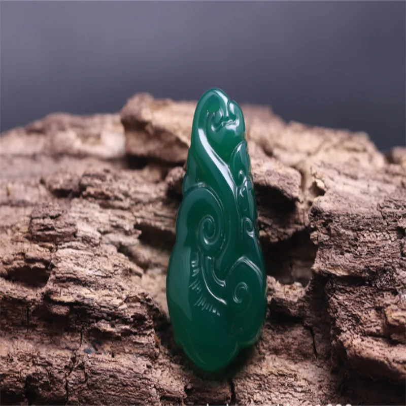 Горячая Распродажа натуральный цветной халцедон ручной вырезания Ruyi в четырех