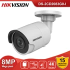 Оригинальная наружная фиксированная цилиндрическая IP-камера Hikvision 4K 8 МП со слотом для SD-карты, макс. 128G камера видеонаблюдения IP67 H.265