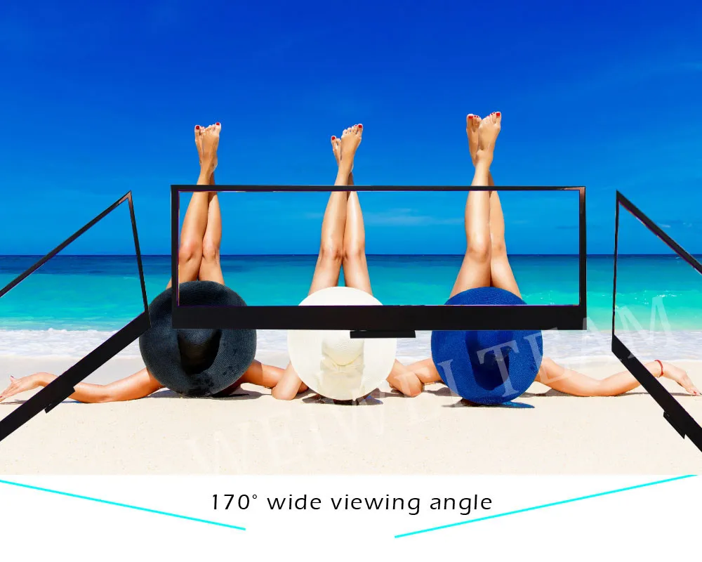 Verkauf 14 Zoll 4k Tragbare Monitor 3840*1100 IPS LCD Display Gaming Monitor Für Raspberry Pi 4 Pi3 Win7 8 10Laptop PC Xbox PS4/5