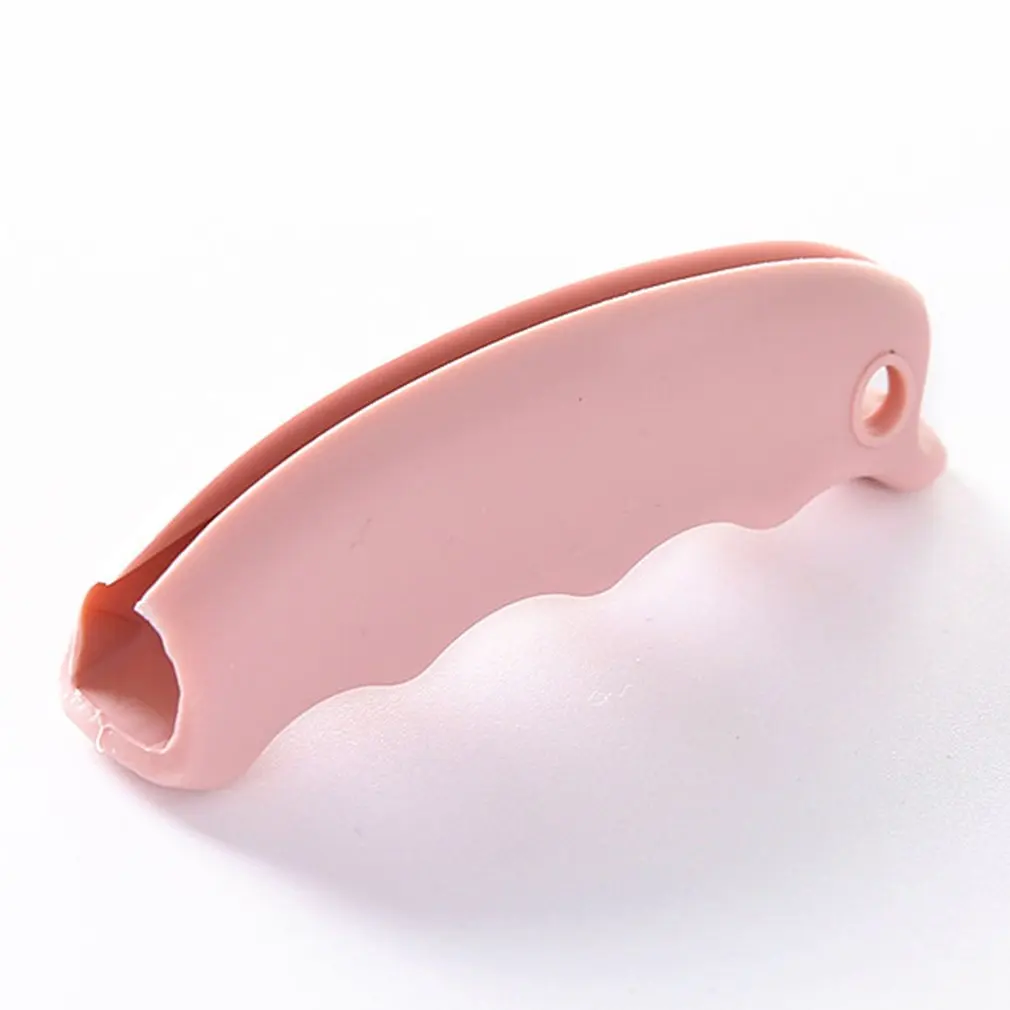 Креативный силиконовый держатель для продуктовых сумок с зажимом и ручкой экономии усилий домашний