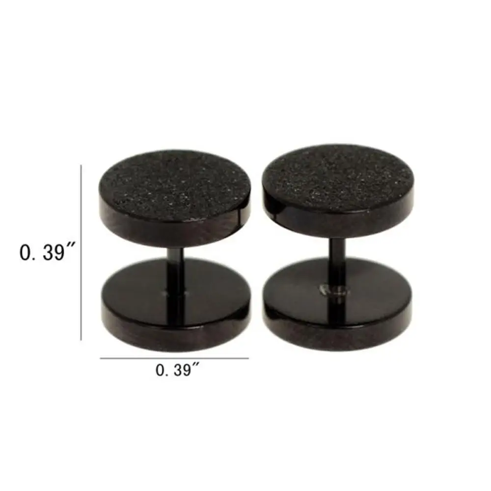2pcs Stainless Steel Screw Ear Plug Tunnel Stretcher Flesh Gauge Expander Punk Men Women Earrings Jewelry earring plugs | Украшения и