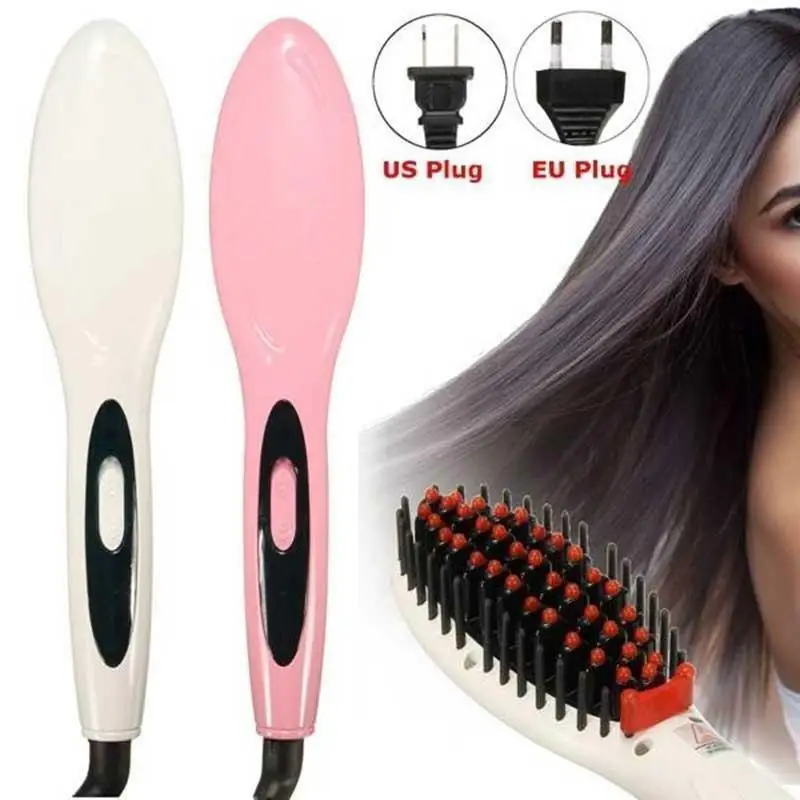 Нагревательные Утюги массажер Pro электрическая расческа для выпрямления волос