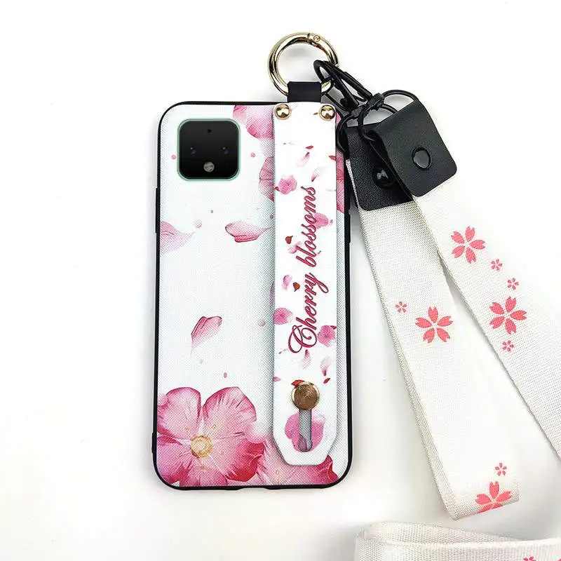

Flower Durable Phone Case For Google Pixel 4 Waterproof Anti-knock For Woman For Girls