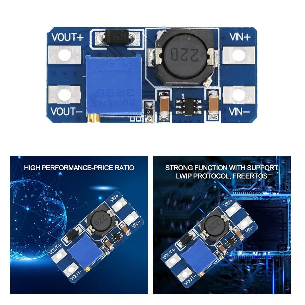

For DC-DC Boost Converter Boost Board Maximum Output Wide Up Input Voltage 28V Adjustable 2577 2/24V 5/9/12/28V T4J6