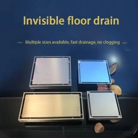 all copper invisible floor drain hidden quick drain anti blocking floor drain shower room washing machine floor drain