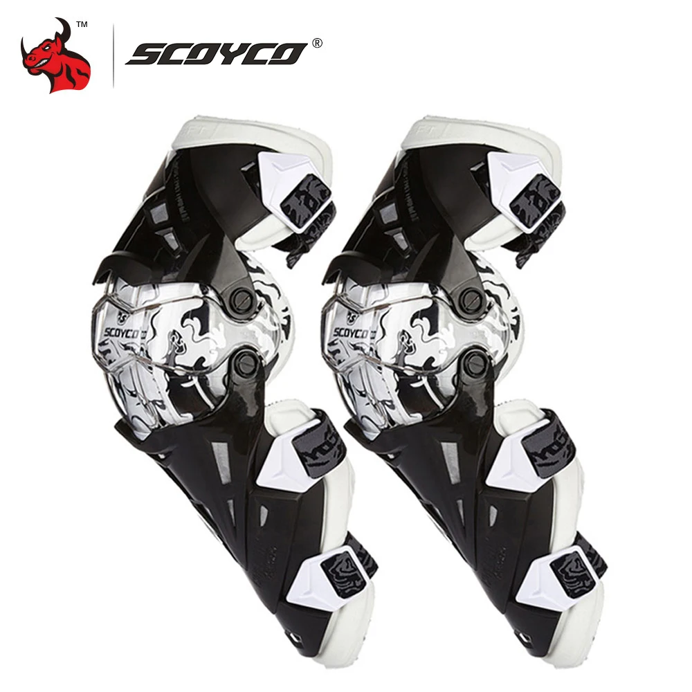 

SCOYCO Motorcycle Knee Pads Racing Motocross CE Protective Gear Off-Road Riding Motorbike Knee Protector Safety Moto Knee Guards
