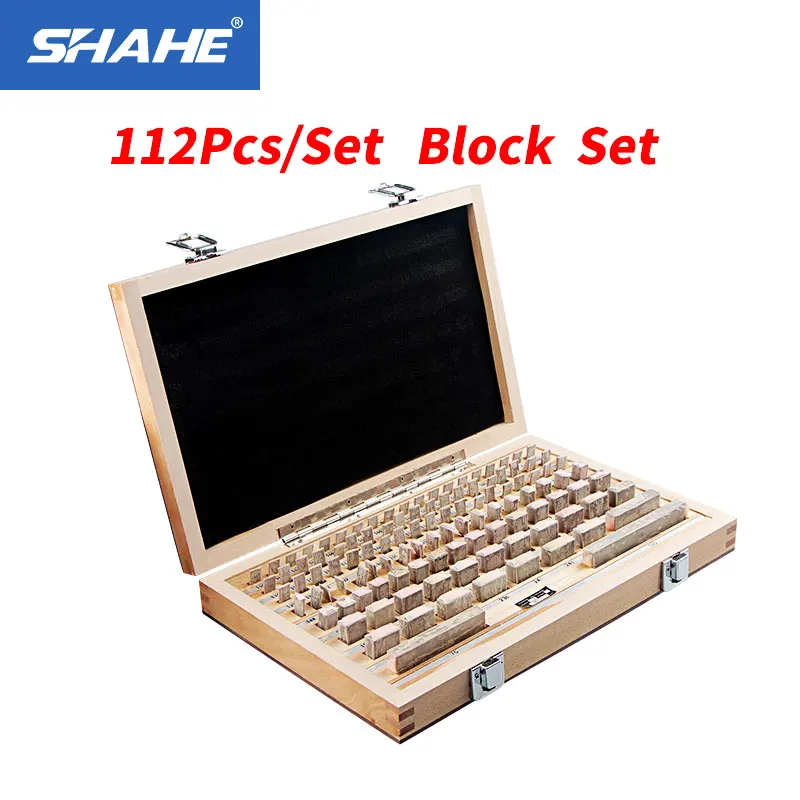 

Штангенциркуль shahe 112 шт./компл. 1 класс 0 класс Калибр контрольный блок измерительные инструменты