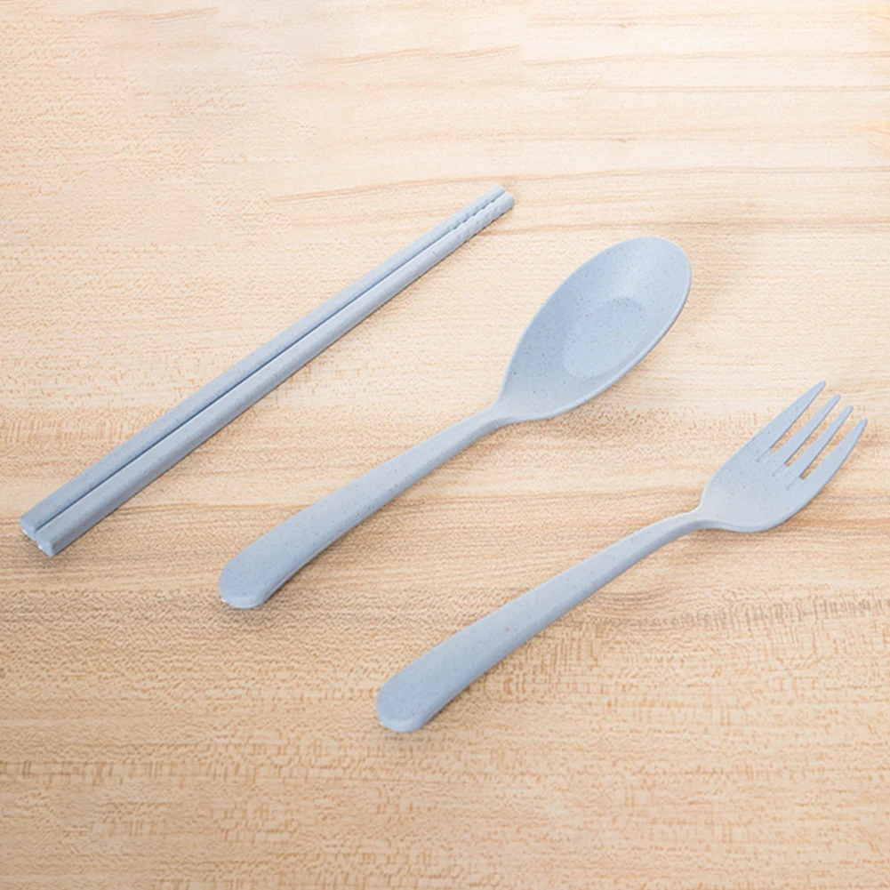 Ложка для кормления детей из соломы 5 шт./компл. блюдо с изображением пшеничного