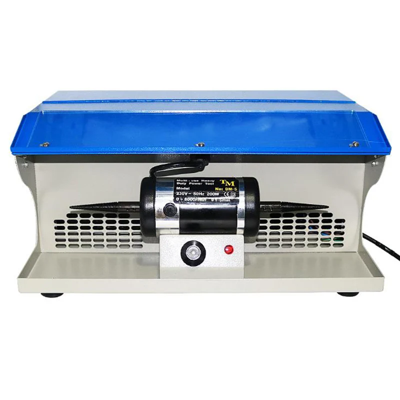 

110V/220V Polishing Machine With Dust Collector Polishing Grinding Motor Bench Grinder Polisher Jewelry Polisher Machine