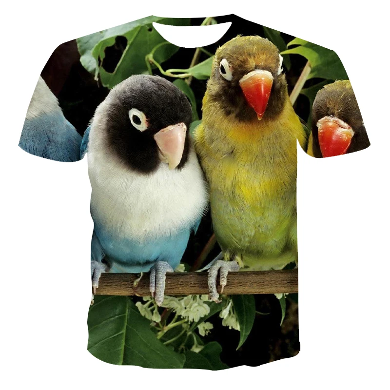 

2020 Summer New 3D T-Shirt Comic Man And Animal The Streets T-Shirt Casual Short Sleeve O-Neck Top Fashion HarajukuT-Shirts