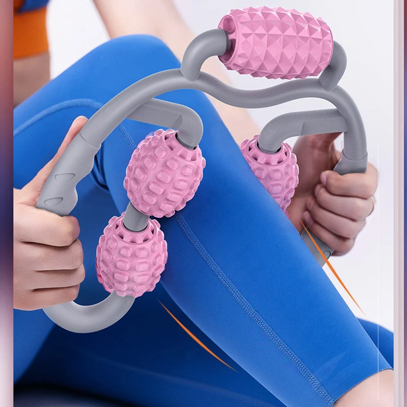 3d-ролик для йоги плавающий валик из пены ролик с триггером на 360 ° массажер рук ног
