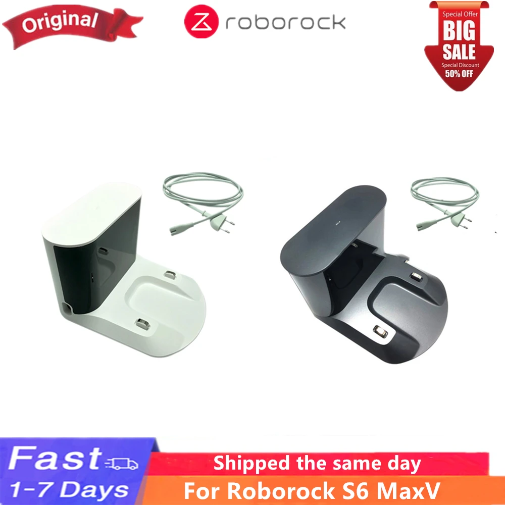 

Новинка 100%, оригинальная запасная часть для пылесоса Roborock S6 MaxV, черная/белая (CE)