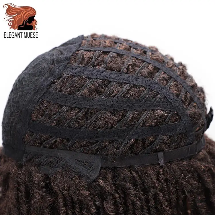 Elegant MUSES короткие синтетические парики для Для женщин 6 дюймов длинные мягкие Faux locs волосы парик с эффектом деграде(переход от темного к черный жук, вязанные крючком парики из косичек