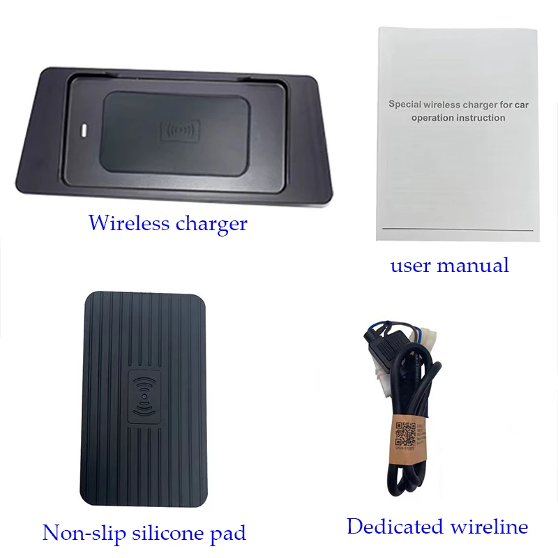 wireless charger for toyota hilux 2016 2020 mobile phone fast charging plate 15w car qi holder panel wireless car for iphone11 free global shipping
