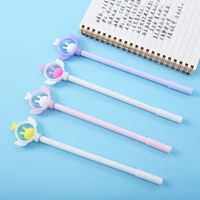 36pcs korean style cartoon silicone gel pens creative fairy flexible glue spring pen student writing implement stationery