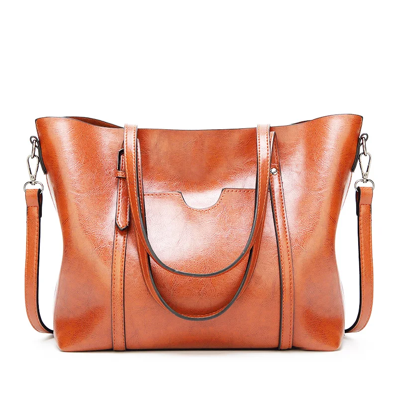 

Vintage PU Leather Large Handbags Crossbody Shoulder Bags for Women 2019 Fashion Brand Luxury Ladies Tote Hand Bags Bolsa BB23