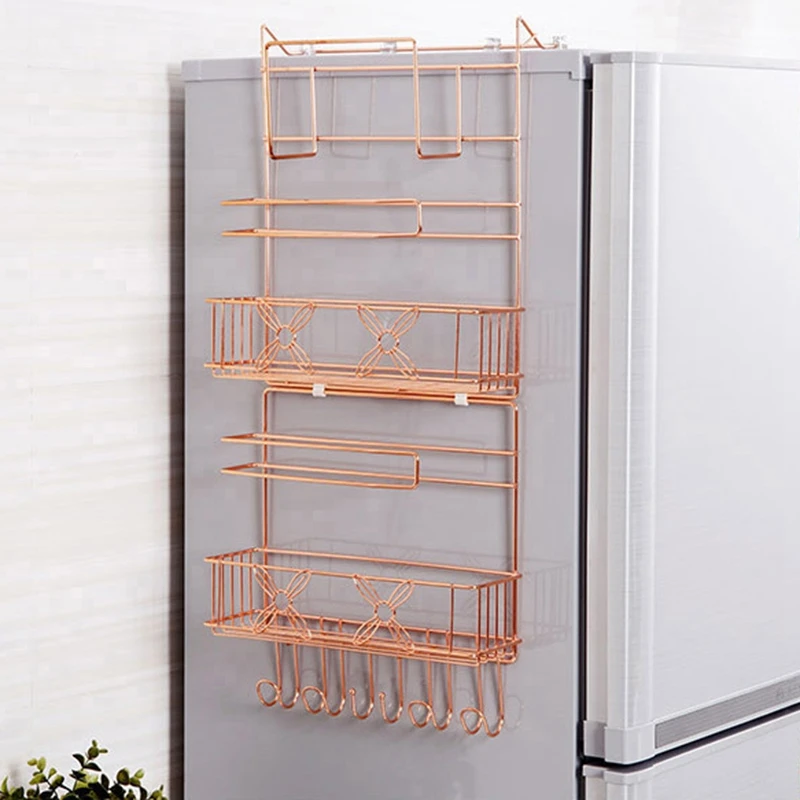 Широкая полка для холодильника боковая стенка универсальная хранения трещин