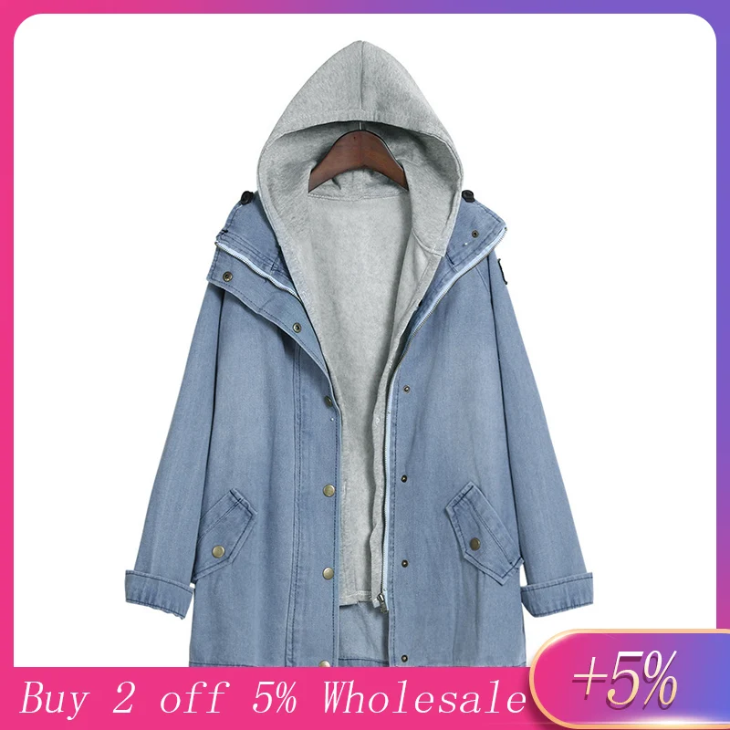 Зимние пальто куртки женское теплое с воротником и капюшоном куртка джинсовый