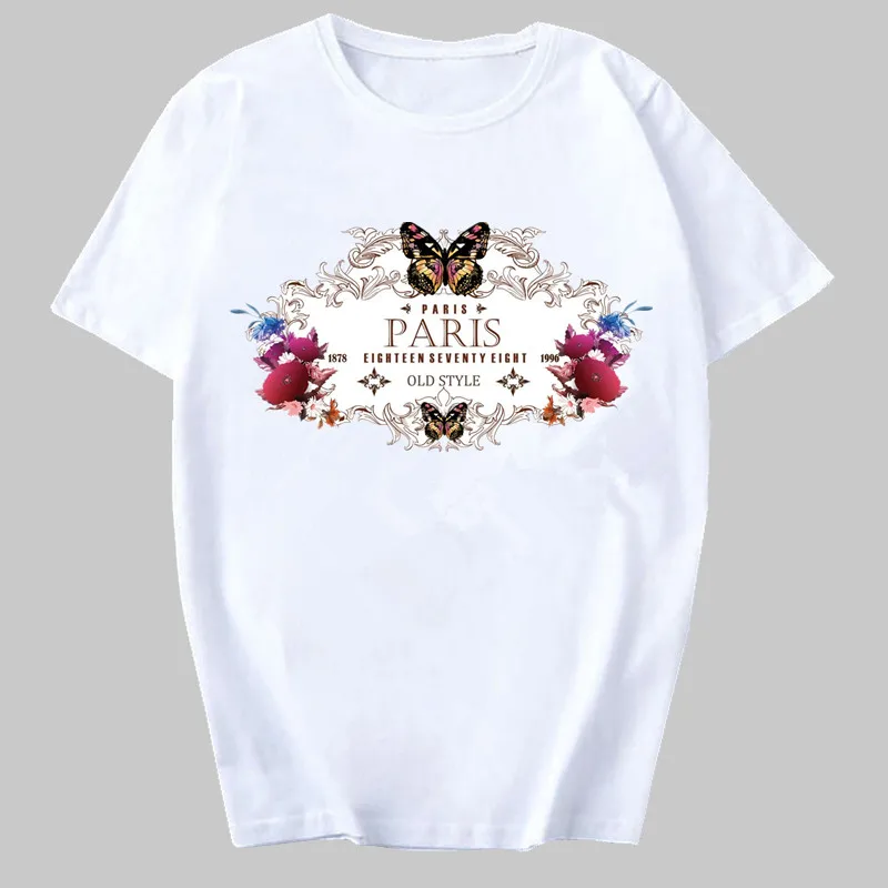 

Camisetas casuais femininas estampadas com flores manga curta 2021 roupas
