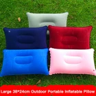 Портативные сверхлегкие надувные подушки из ПВХ и нейлона, подушка для кемпинга и сна, подушка для путешествий, пешего туризма, пляжа, автомобиля, самолета, снаряжение для кемпинга