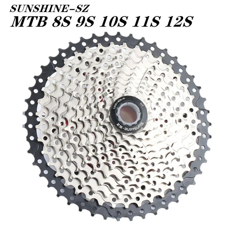 Бесплатная доставка MTB кассеты для велосипеда 8S 9S 10s 11S 12s 30s скорость 36/42/46/50T